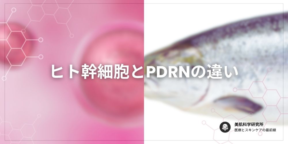 ヒト幹細胞とPDRNの違い