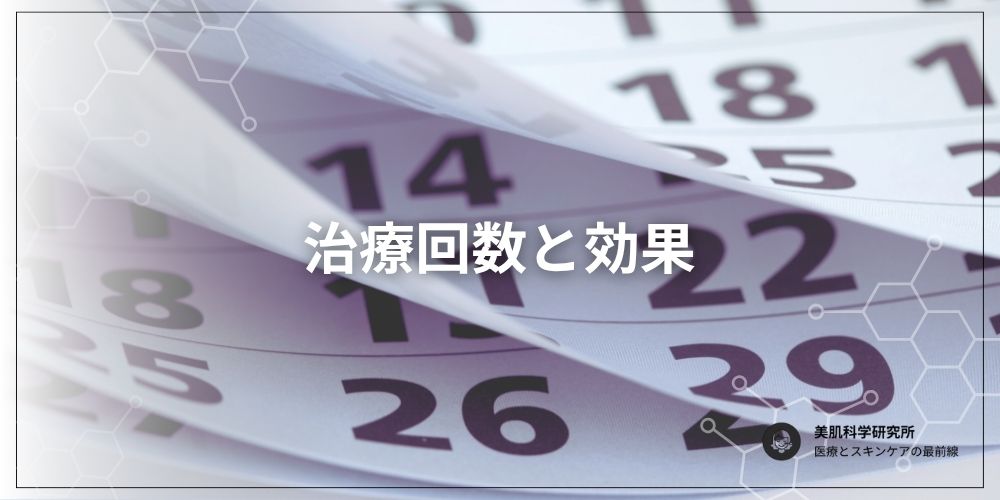 治療回数と効果